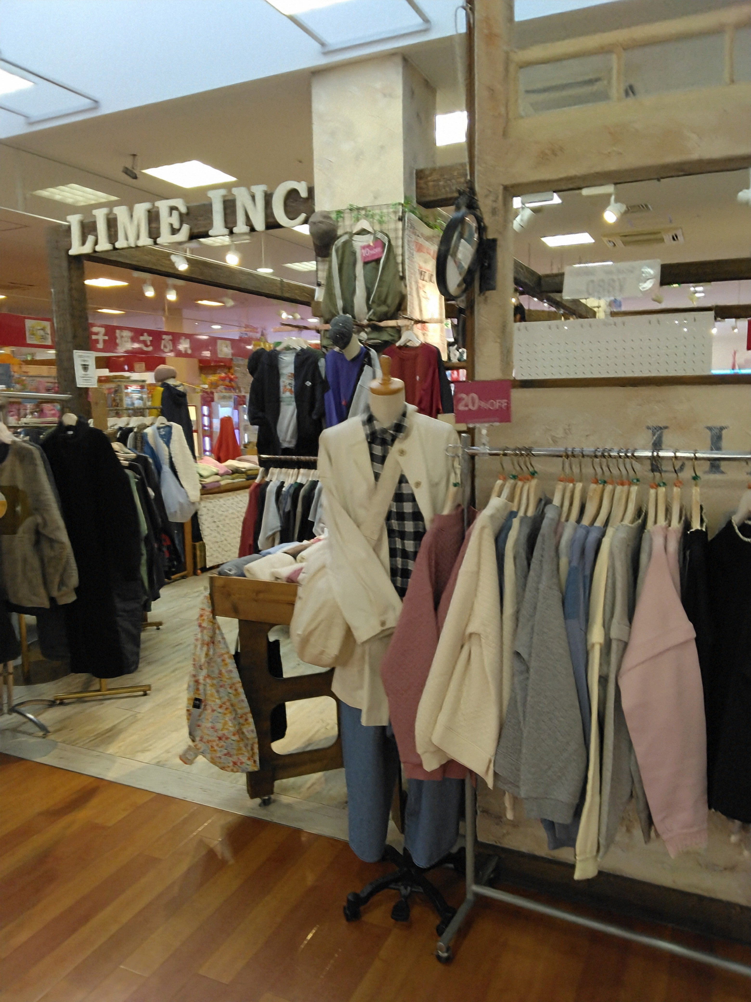 ＬＩＭＥ．ＩＮＣ　りんくうシークル店_2枚目