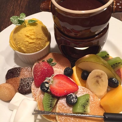 2014/12/14にもこが投稿した、北海道パンケーキカフェ chocola-chocola(チョコラチョコラ)の料理の写真