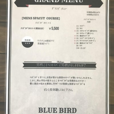 BLUE BIRDのメンズスパカットコースの写真