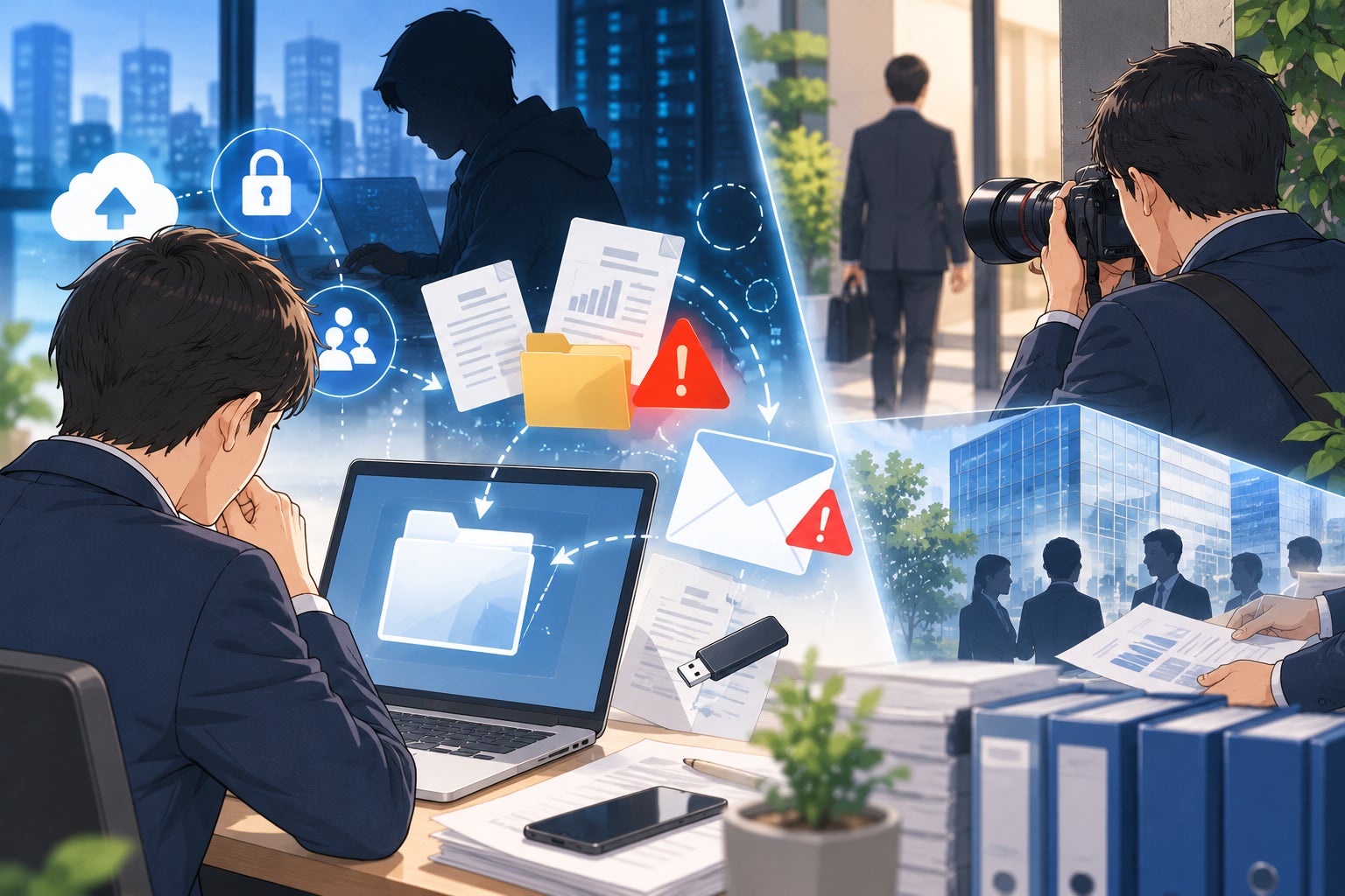 情報漏洩はなぜ起きる？企業が知っておきたい情報管理と探偵の役割の写真