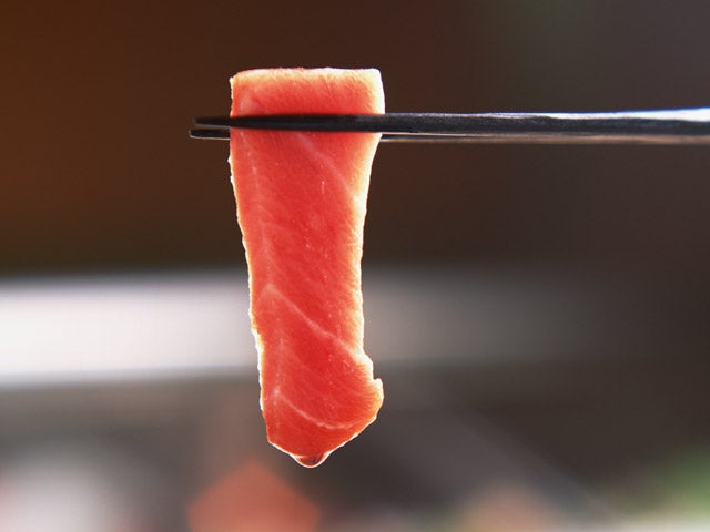 居酒屋ちゃめの大間のマグロ赤身の写真