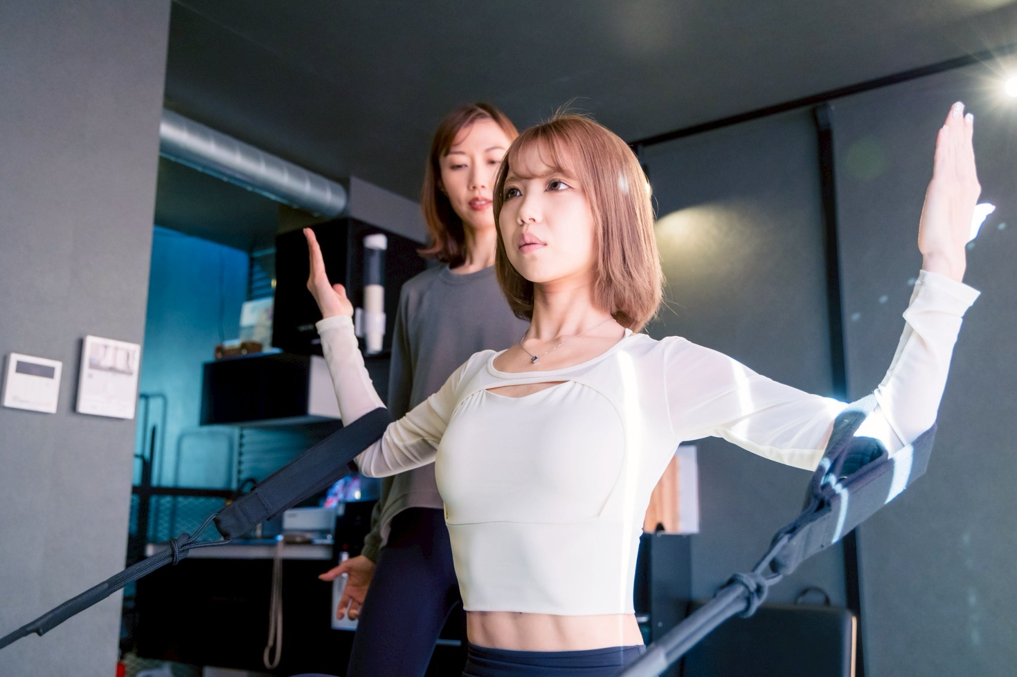 Tシャツ映えの鎖骨の写真