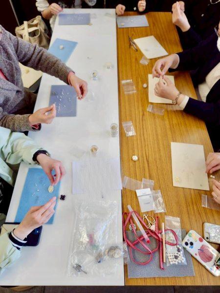 ウキウキ！ビーズで帯留め作り【千葉校】の写真