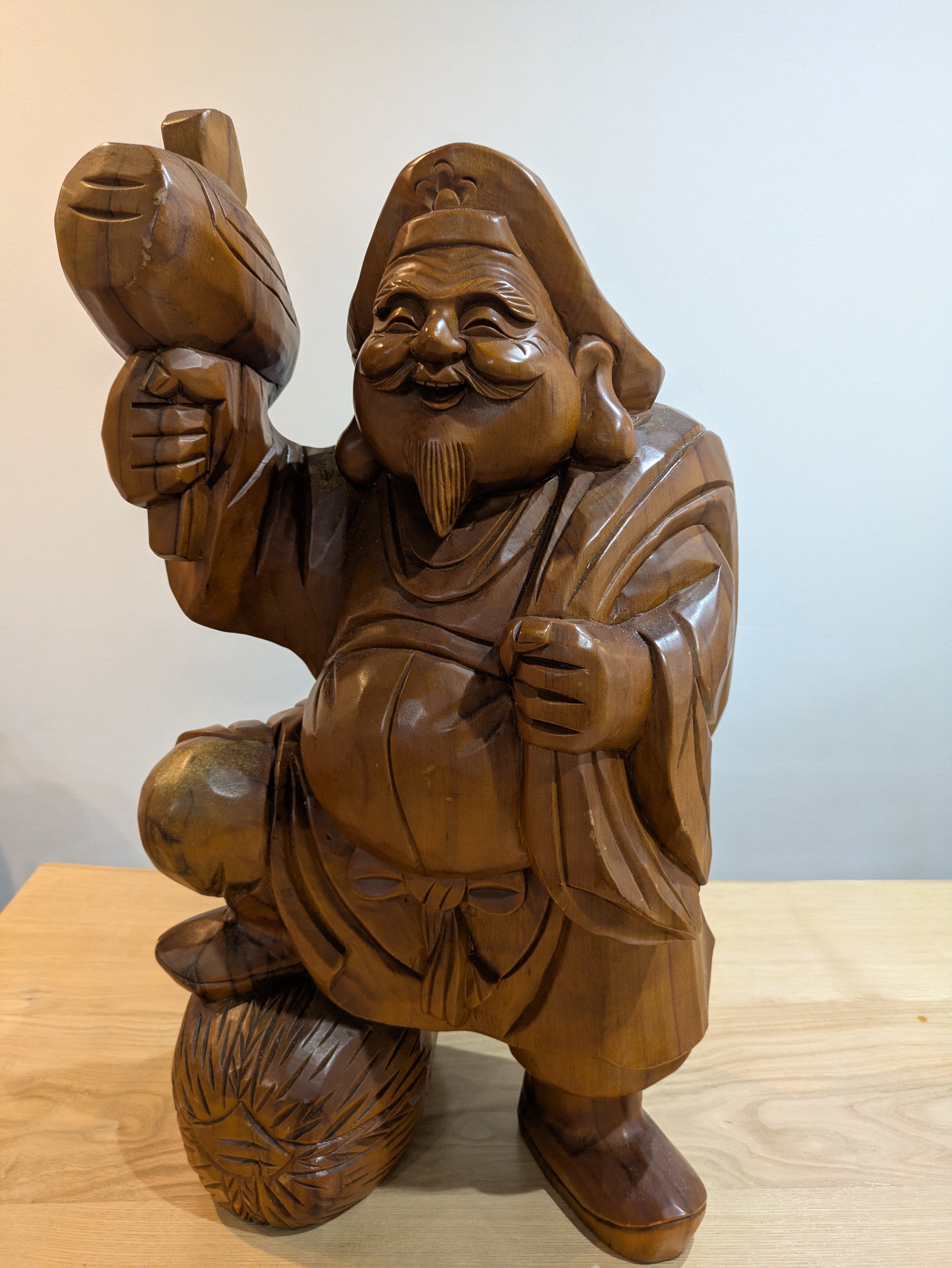田原本町千代にて七福神の大黒様買取させていただきました。の写真