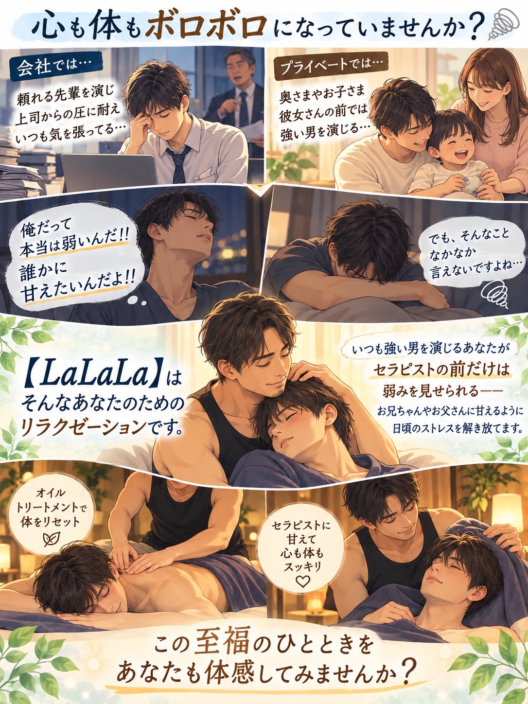 心も体もボロボロになっていませんかの写真