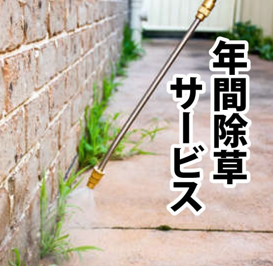 雑草木バスター「お庭番」の年間 除草の写真