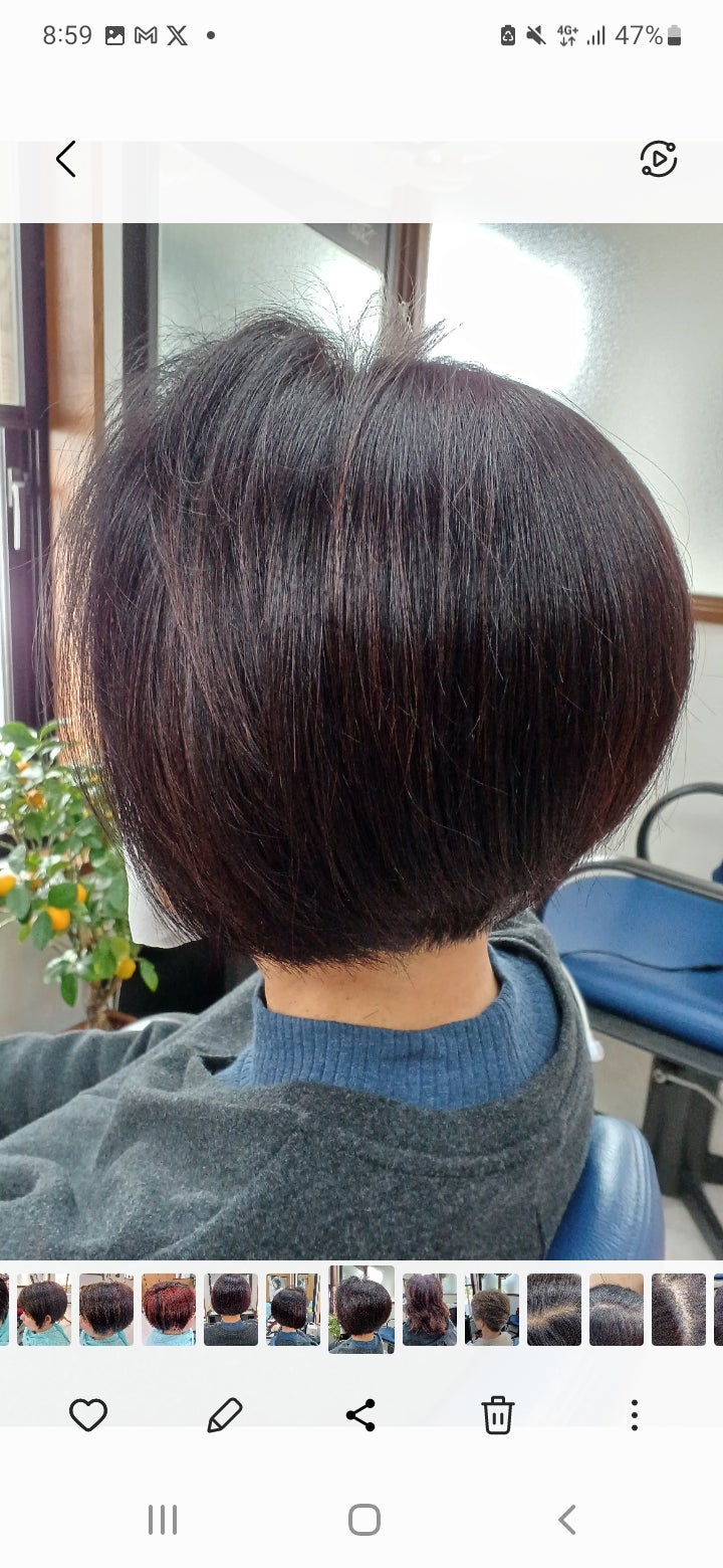 マキシム美容室の和漢カラーの写真