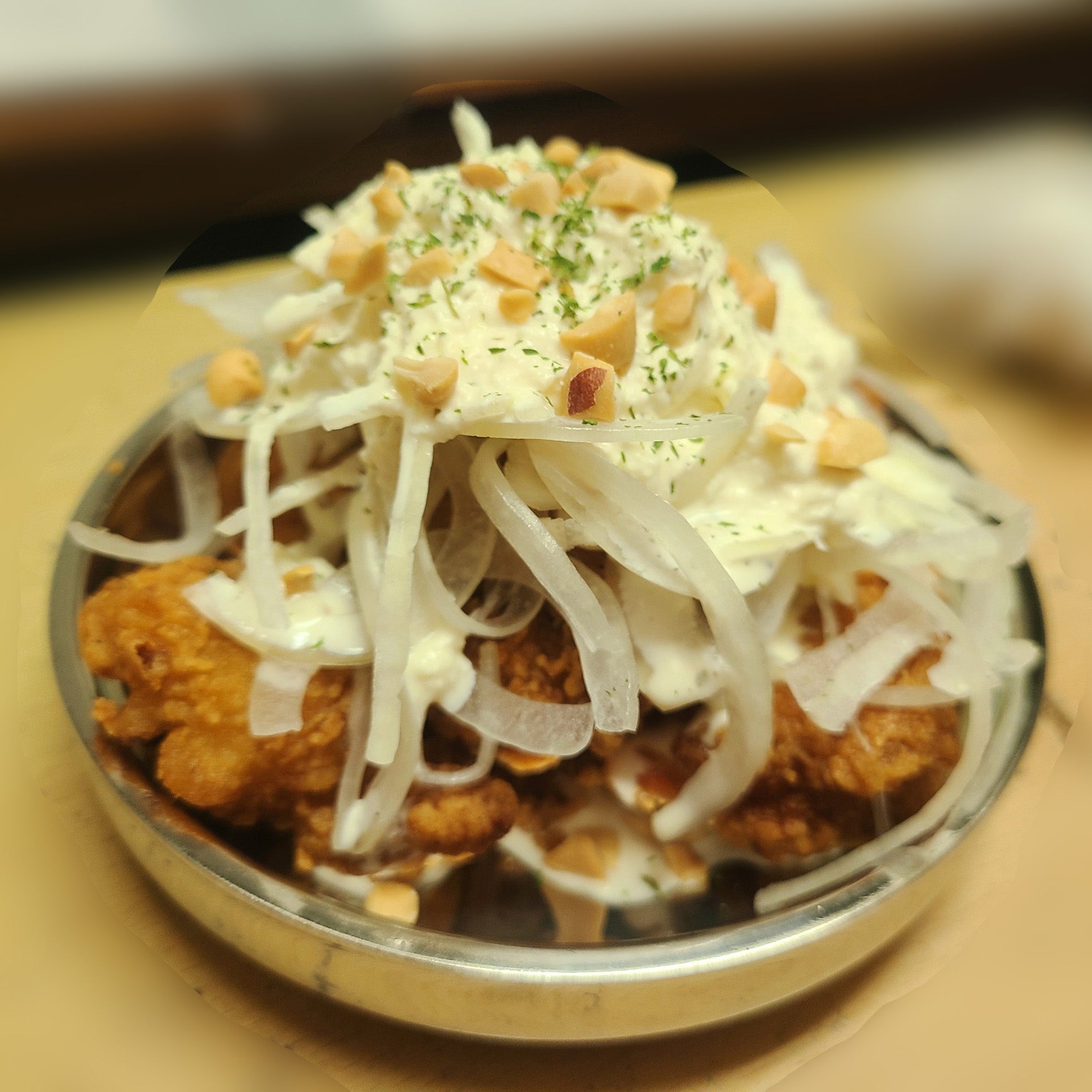 韓辛屋 れんのクリーミーオニオンチキンの写真