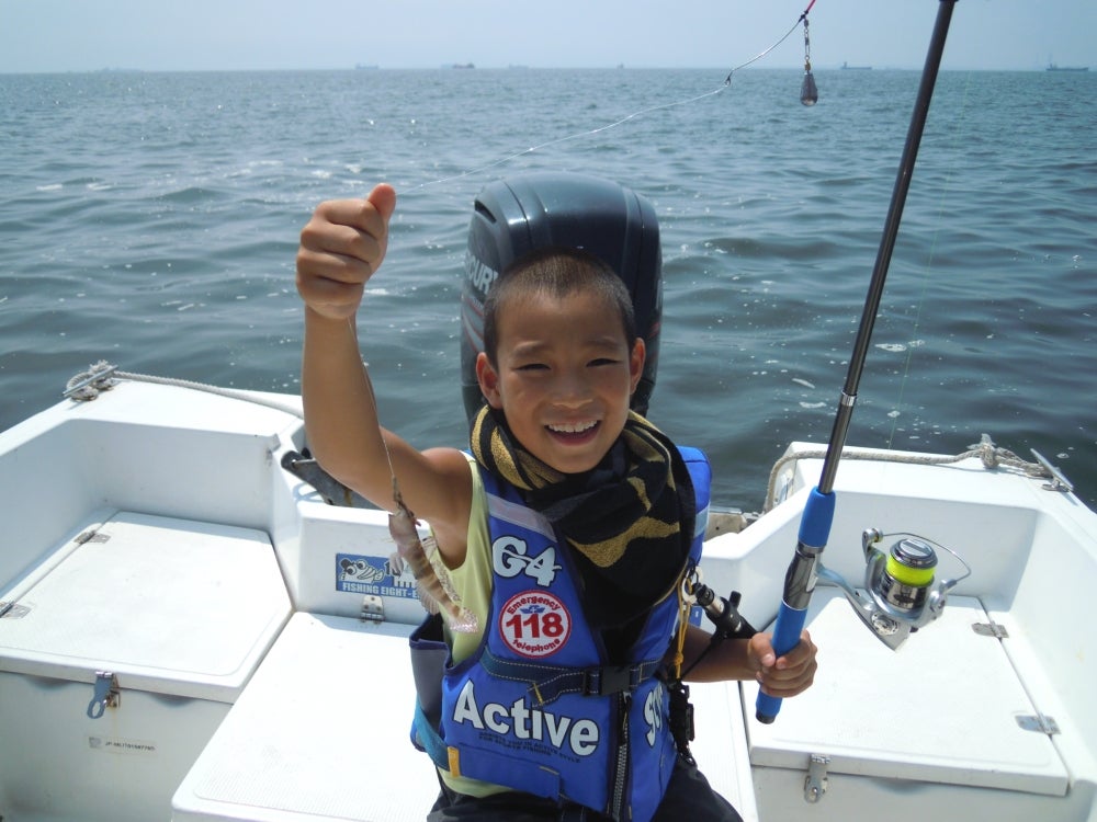 名古屋港シーバスガイド　BayFree(ベイフリー)の夏休み限定!「ちょっとそこまで釣りに行ってくるね!」子供達だけの冒険釣行の写真