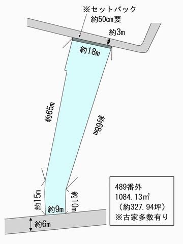 ニッセイ株式会社　不動産事業部の古家付売土地　伊賀市上野農人町489番外　1,730万円の写真