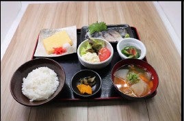 屋台居酒屋大阪満マルＪＲ野田店のだし巻き炙り〆さばセットの写真