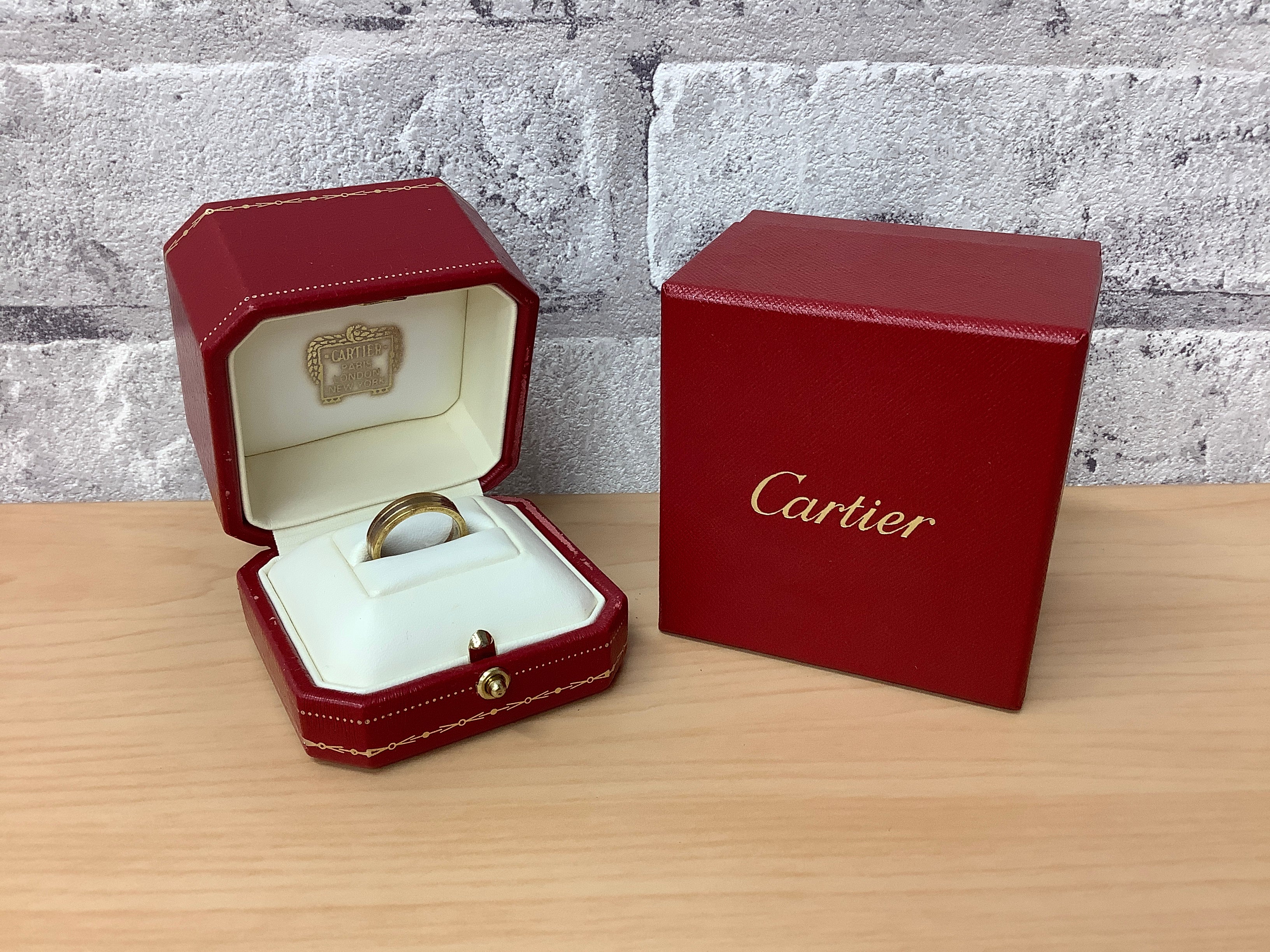 大黒屋 質国分寺駅前店の【ブランドジュエリー】カルティエ Cartier スリーカラーリング お買取りさせていただきました☆の写真