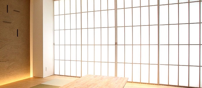 平野経師店の障子の張替えの写真