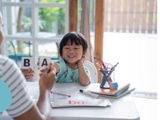 ONENESS英語スクールの小学生コース　Beginnerクラスの写真
