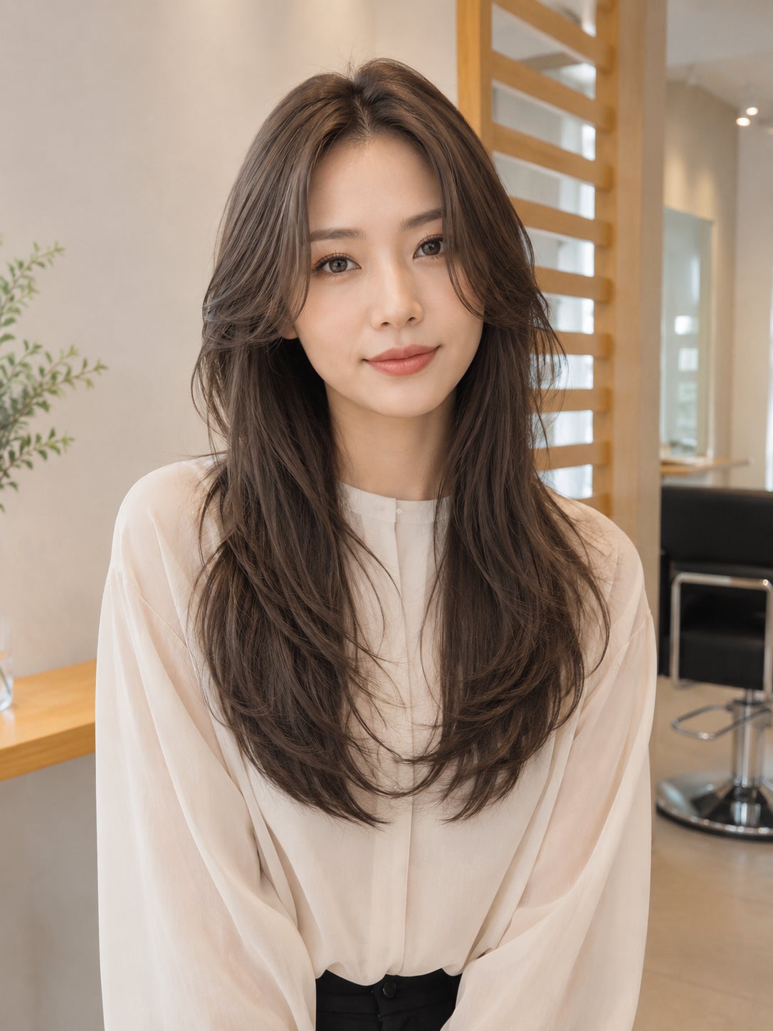 aimee 【エミー】の《期間限定》パサつきが気になる方に◎カット＋艶カラー＋Tr  ¥11000→¥9800の写真