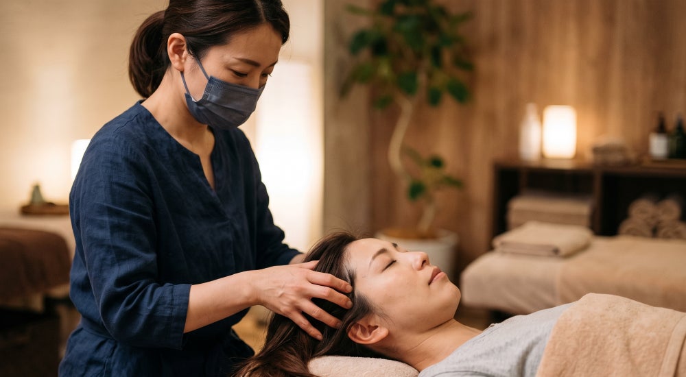 you beauty careのドライヘッドスパの写真
