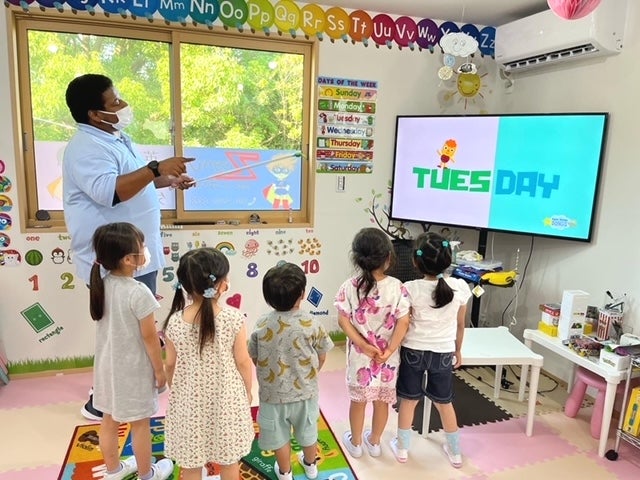 Zoom Kids Academyのキンダークラス（年少～年長　90分レッスン）の写真
