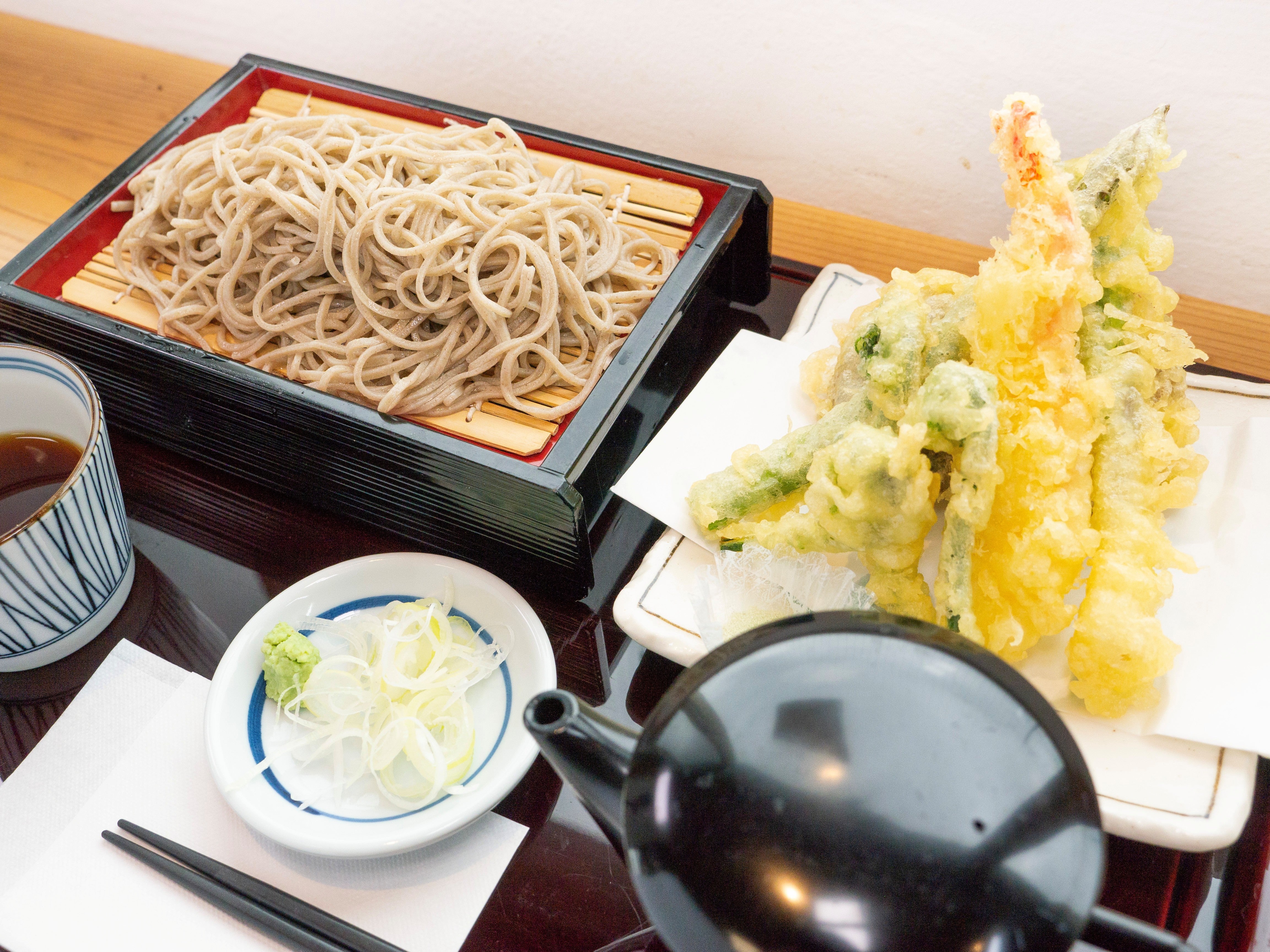 お食事処　いち膳の天ざるそばの写真