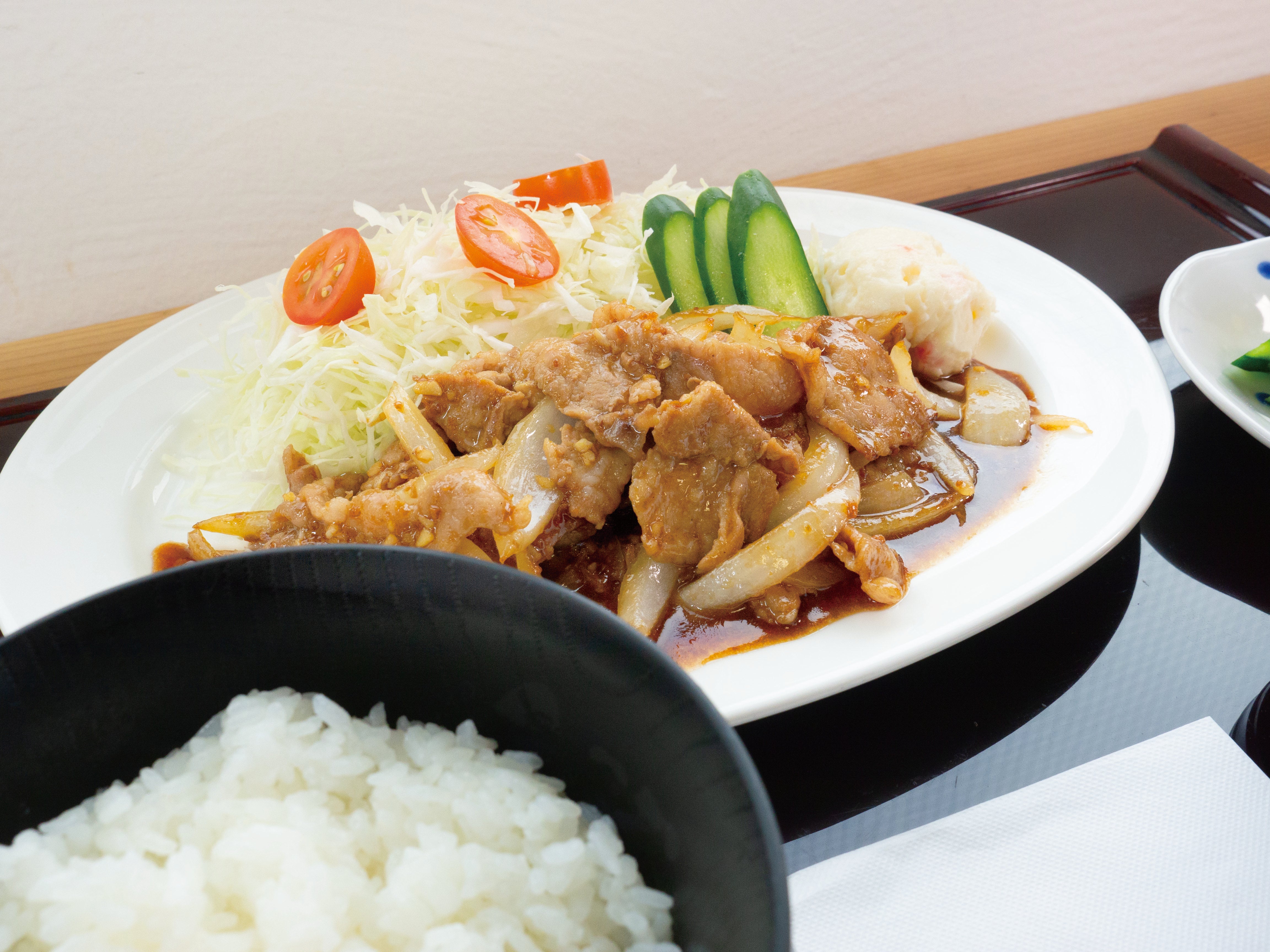 お食事処　いち膳の豚ニンニク定食の写真