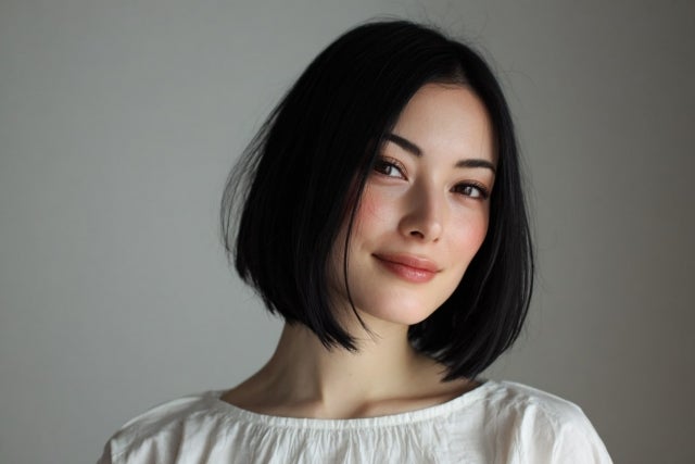 美容室ビーフリーのストレートパーマ(カット・シャンプー・ブロー込み)の写真