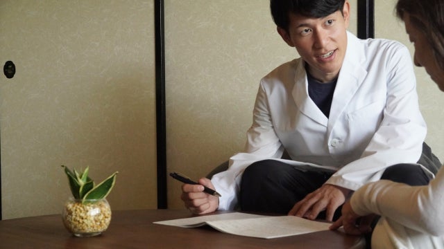 鍼灸 みくまり院の学生（中学生～大学生）初回（3時間）の写真