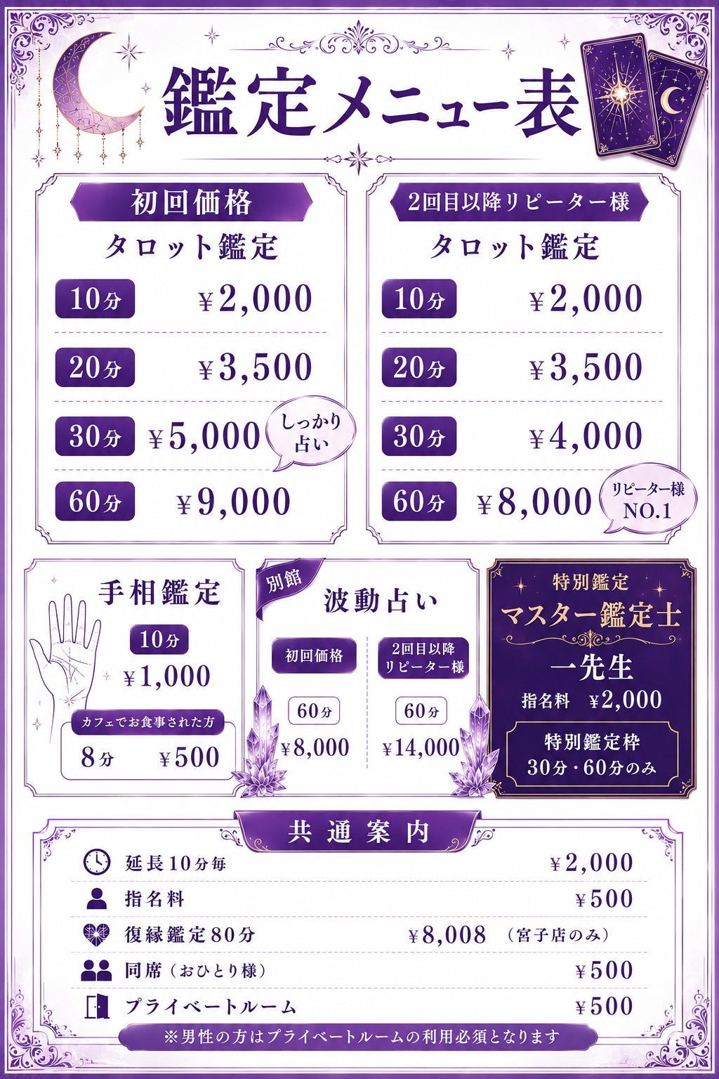 占い館　THE FOOLの初回30分5000円の写真