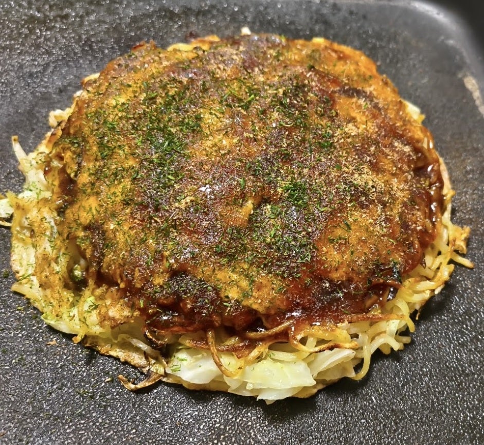 尾道お好み焼き　むかいしまの尾道お好み焼きの写真