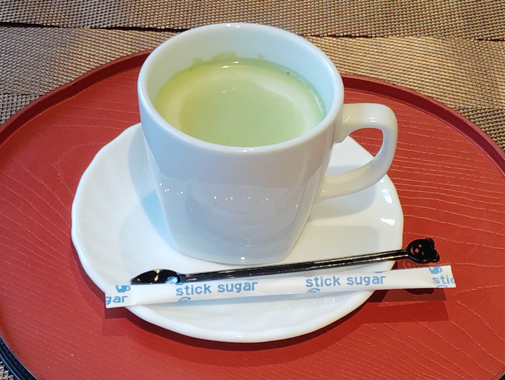 富士田屋の抹茶ラテの写真