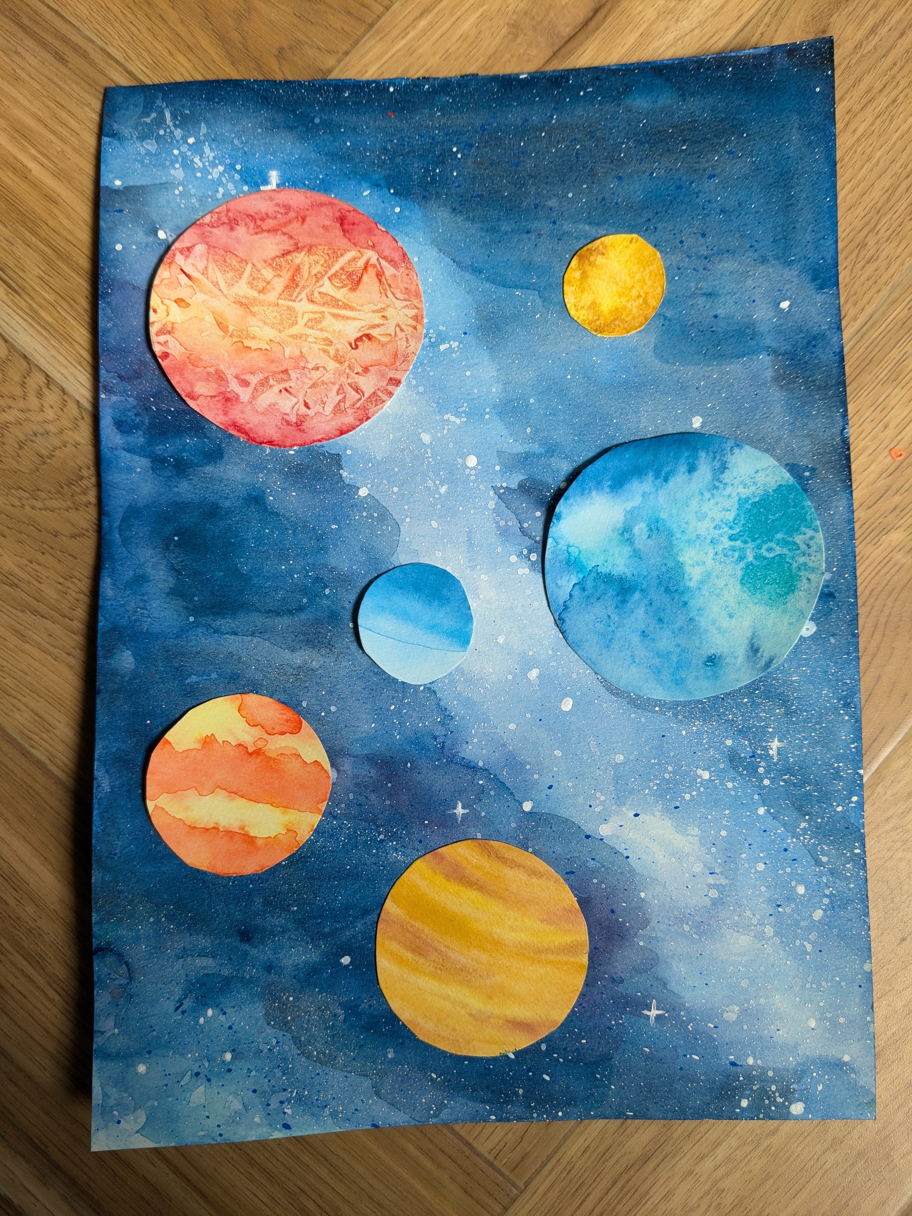 Kids Art＆Craftの絵画クラスの写真