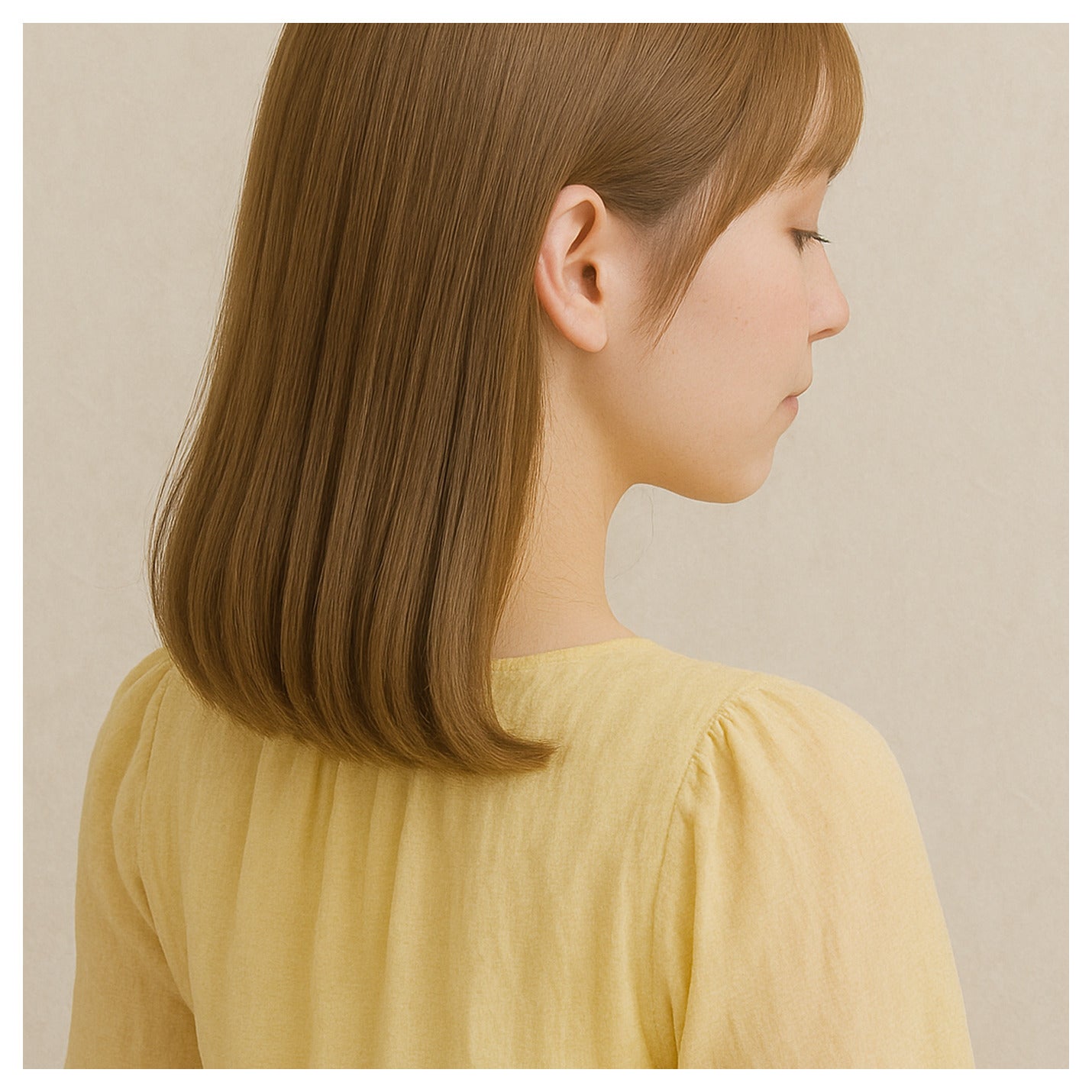 六本木の美容院で朝のセットを楽にするの写真