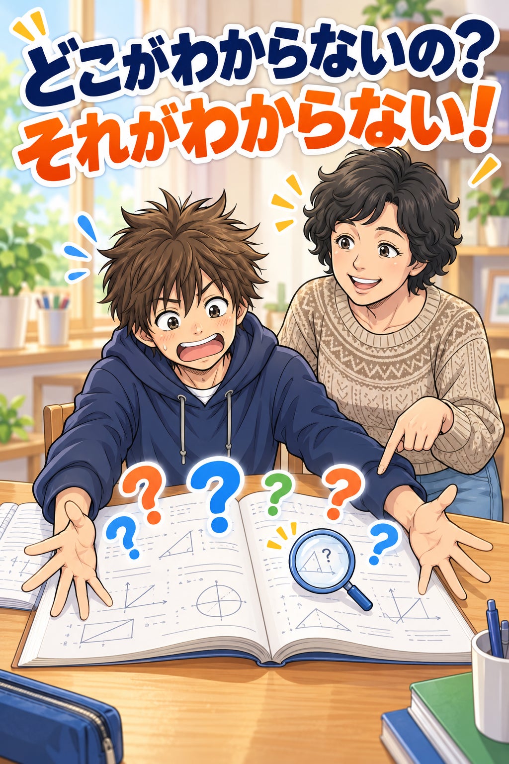 「わからないところ」がわからない子の写真