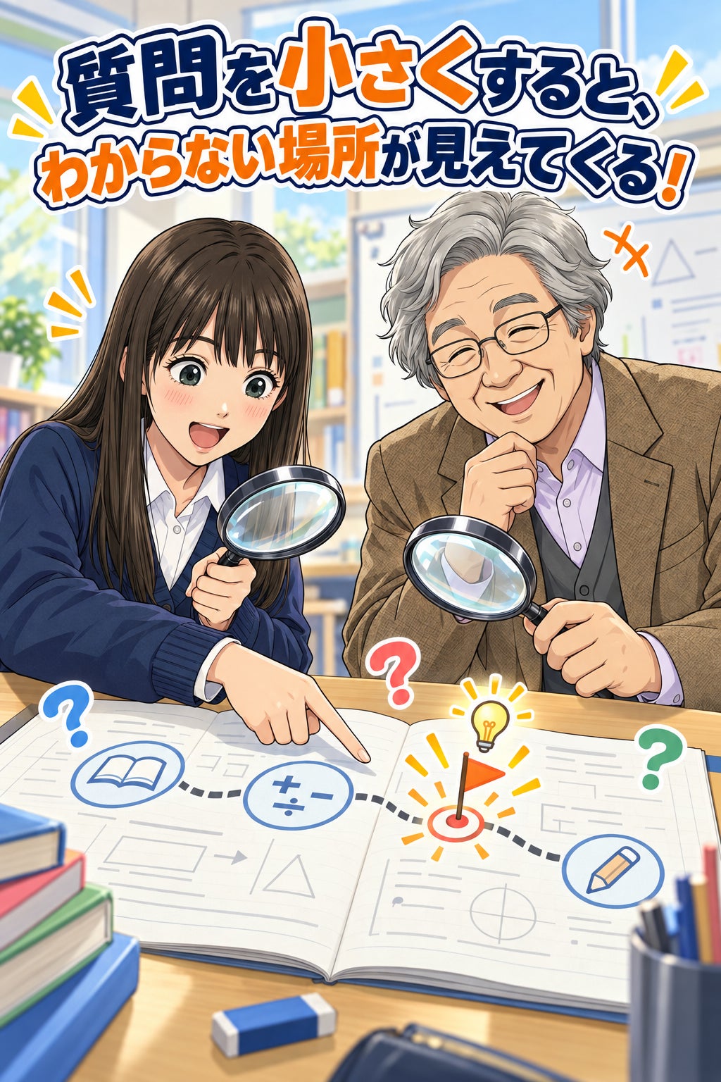 子どものわからない場所を見つける質問の写真