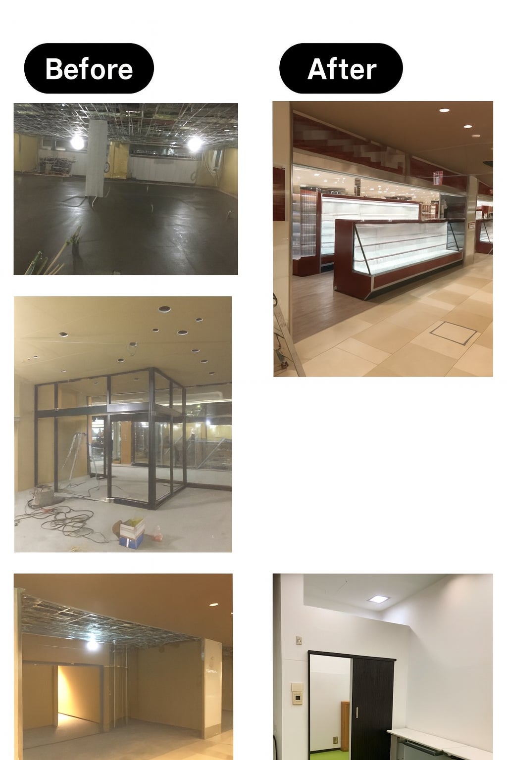 【店舗設計リフォーム｜大阪市内】の写真