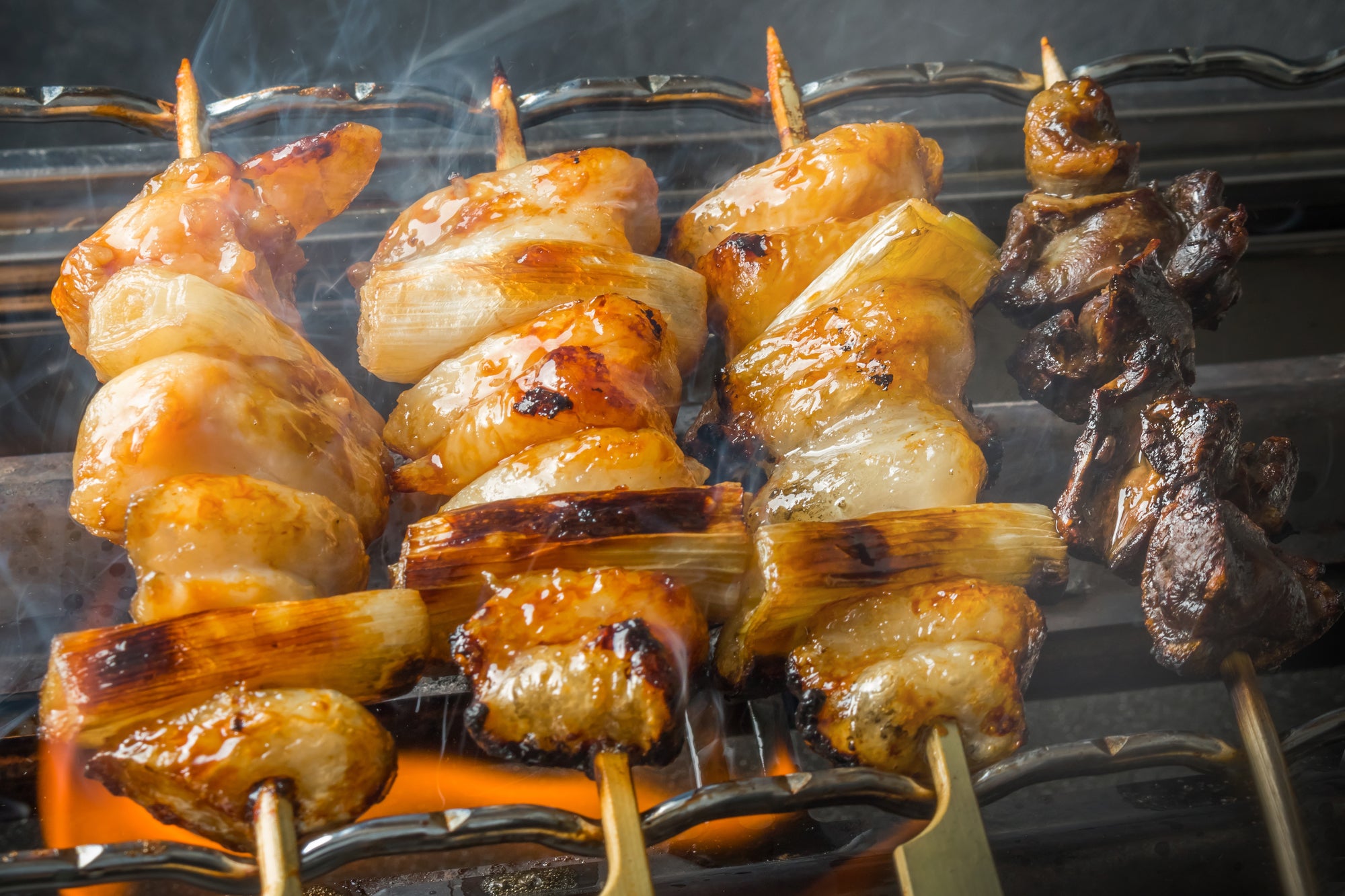 ピザ小屋の焼き鳥の写真