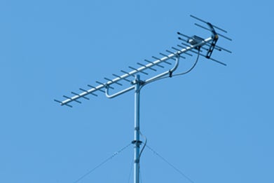 紗夢電設のアンテナの設置工事：八木式アンテナの写真