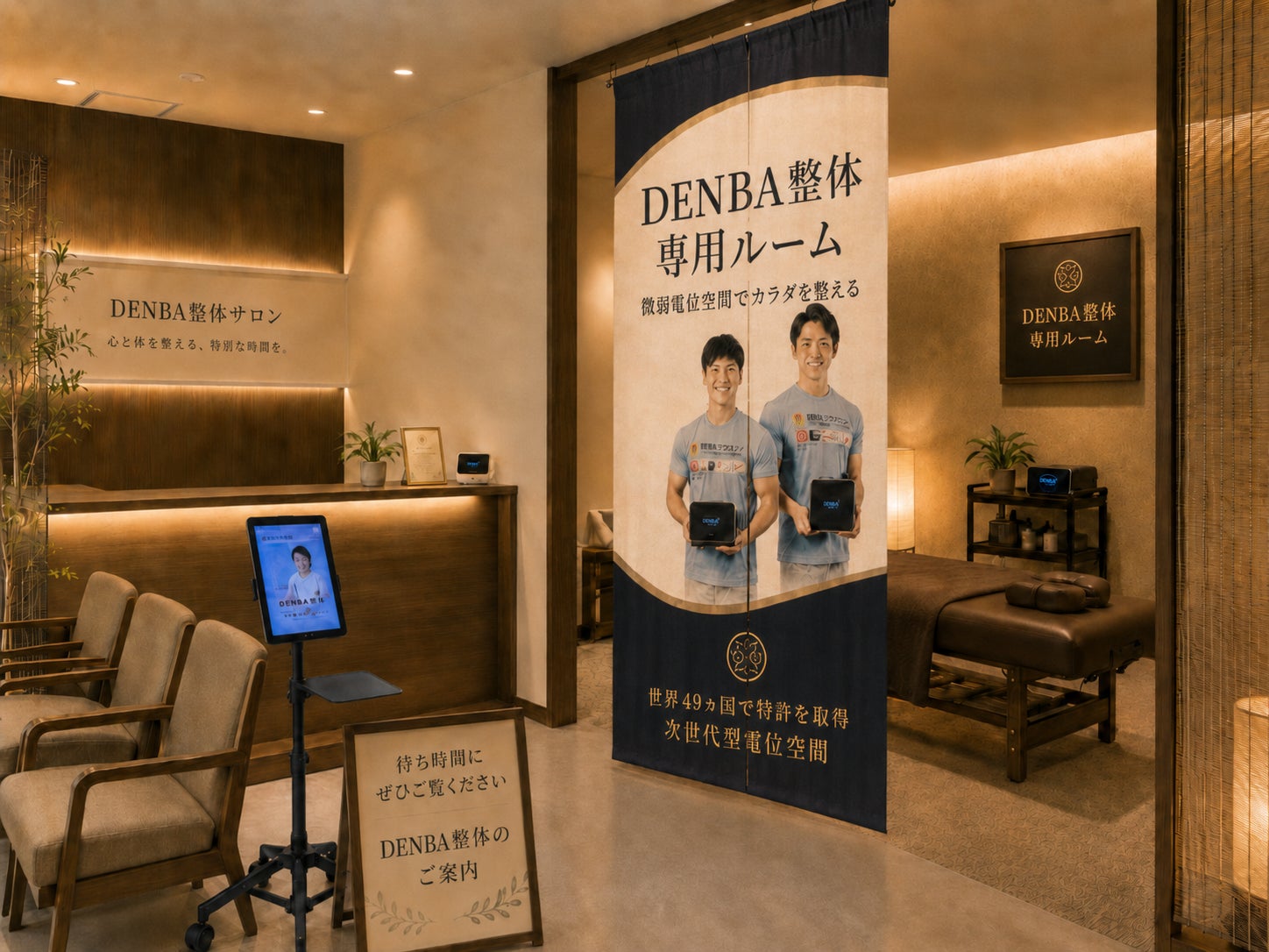 ワンランク上の整体院　【ＤＥＮＢＡ空間・ヒーリング整体・整体・肩こり/腰痛/骨盤矯正/出張整体】の紹介写真_1枚目