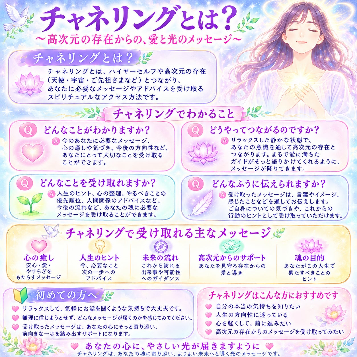 チャネリングのご案内の写真