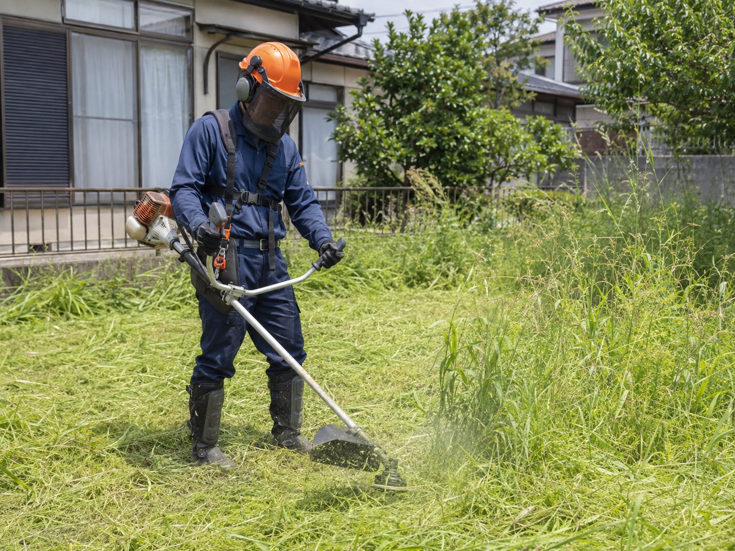 なんでも屋ひま人の草刈り（草刈り機）：8,000円／50平米の写真