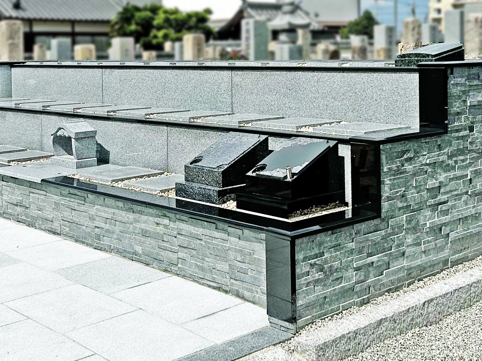 石材店【石匠の井川】の永代樹木葬墓【なごみ】の写真