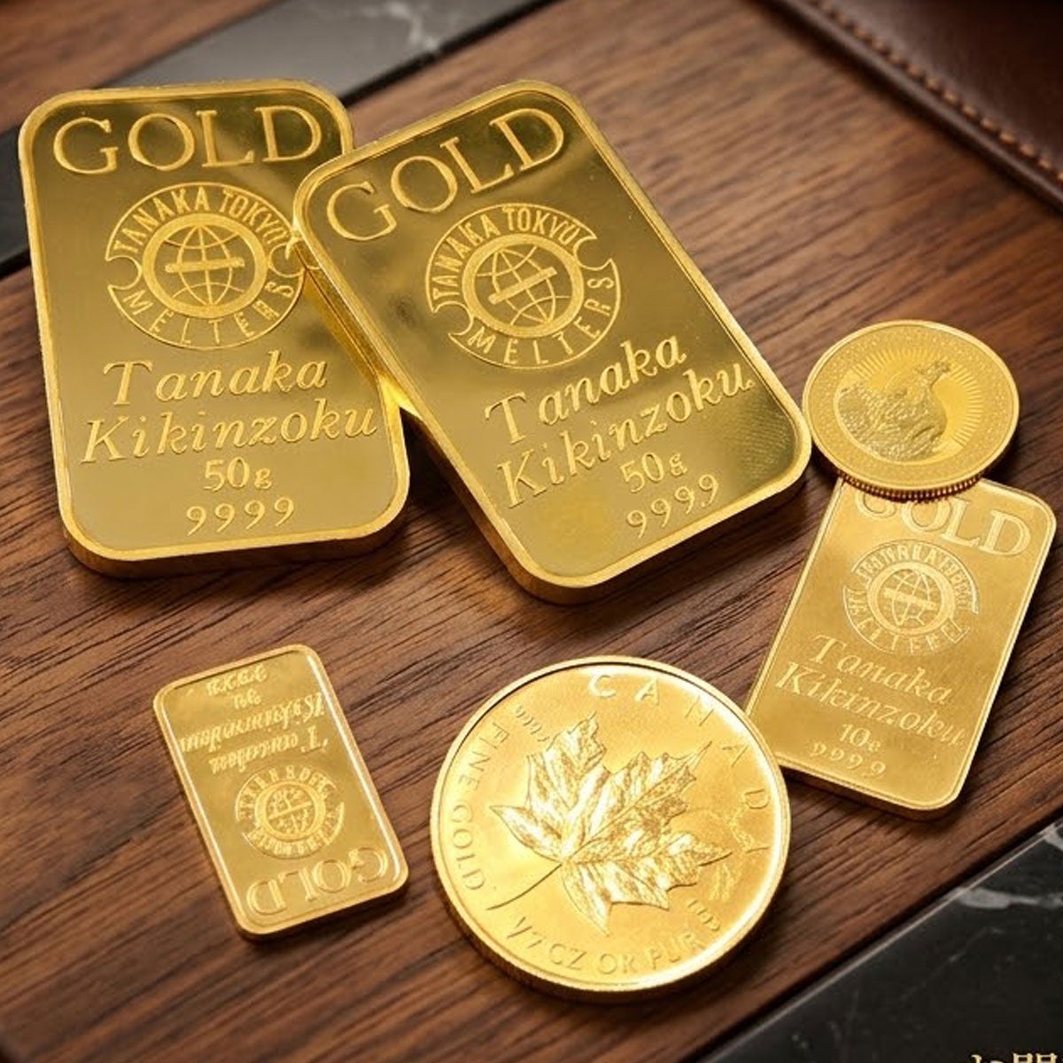 「金相場が下落中！今こそ宮崎で投資用インゴット・金貨（コイン）を購入する絶好のチャンス【秀和堂】」の写真