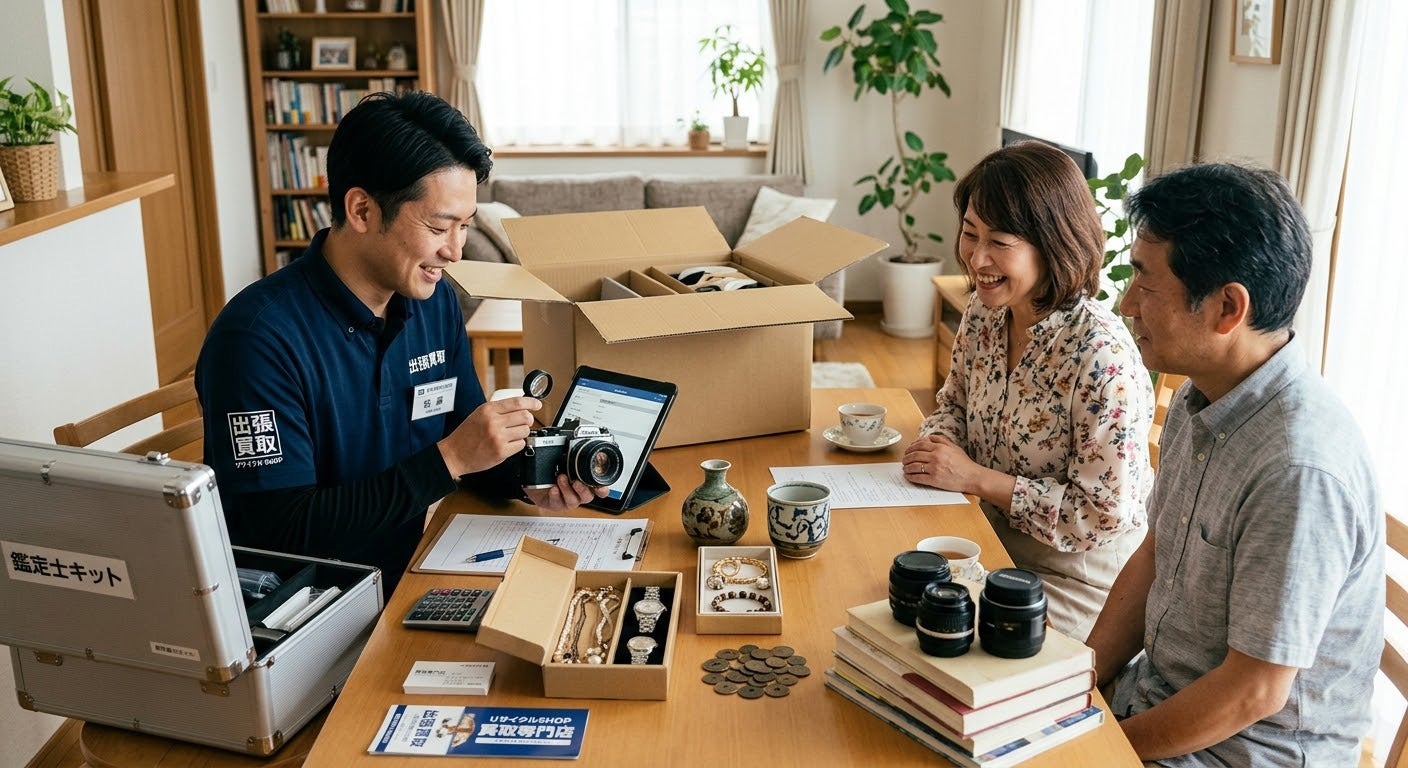 買取専門いくらや長野駅前店の【出張買取】着物、骨董品、絵画、置物、刀剣、ブランド食器の写真