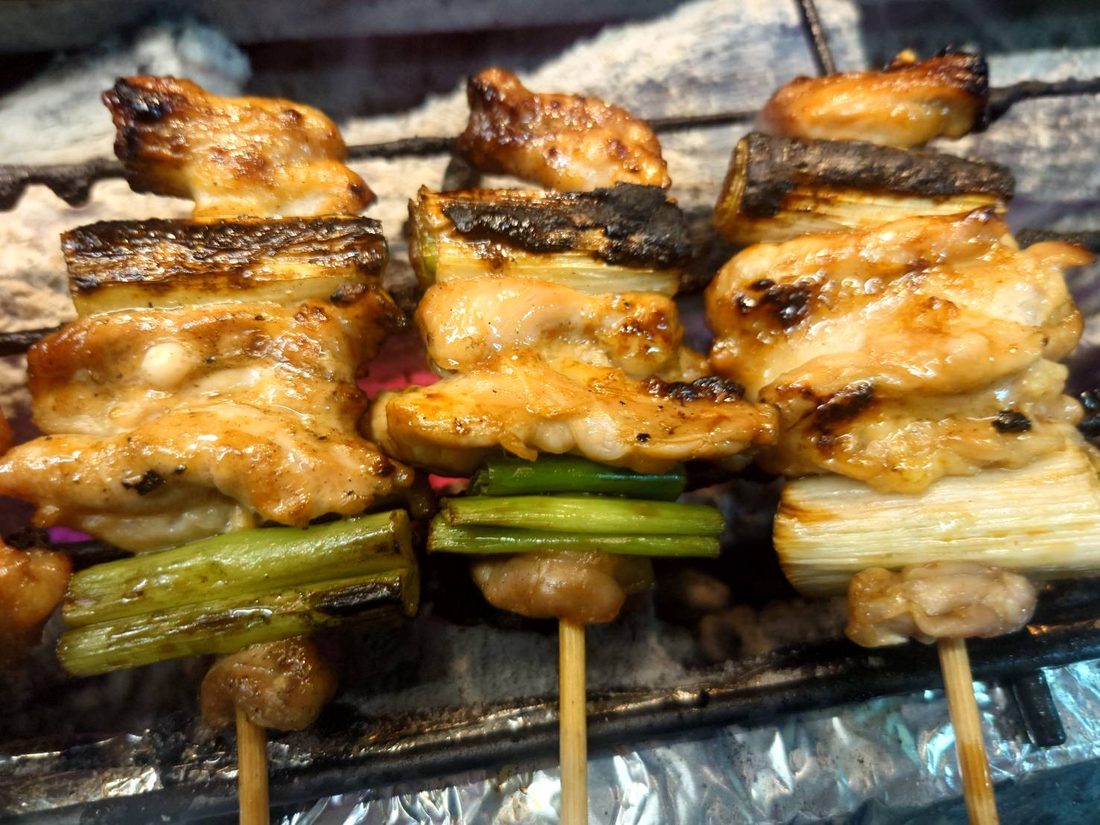 かみなりのねぎま（焼き鳥）の写真