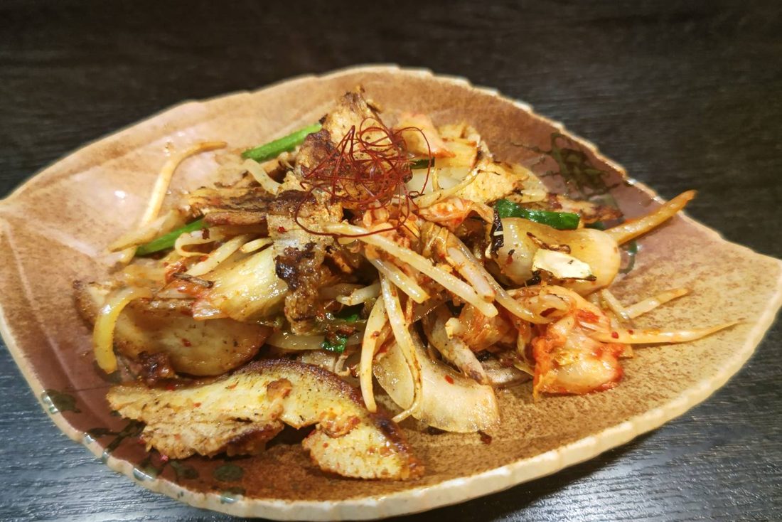 かみなりの豚キムチの写真