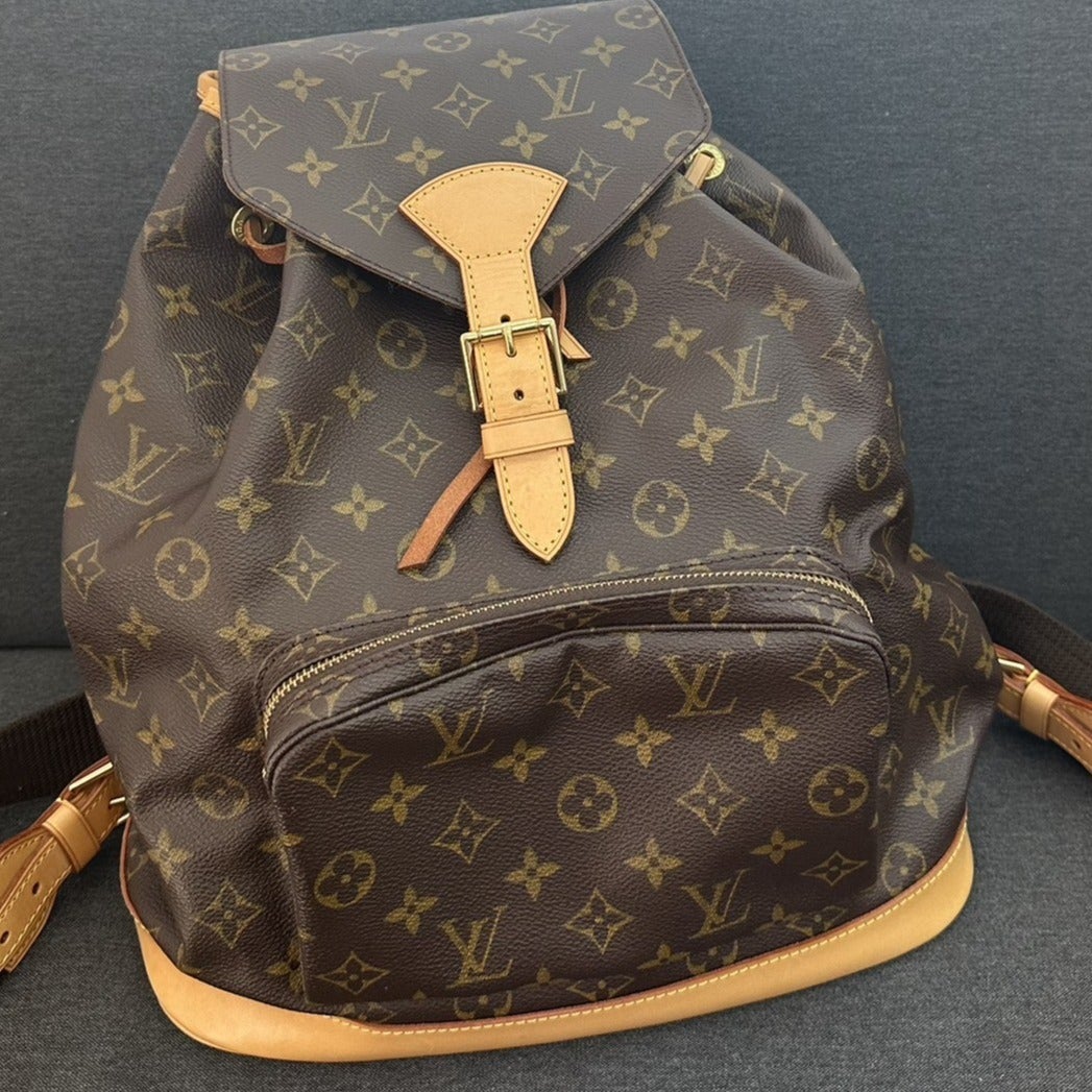 【直方買取】Louis Vuittonモノグラム モンスリGMバックパックをお買取りいたしました！の写真
