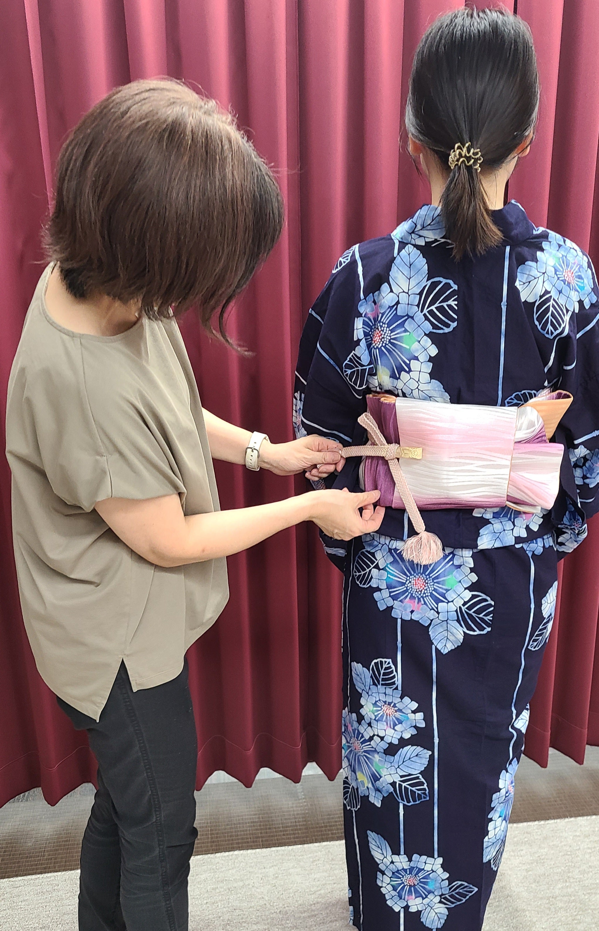 平安古流きもの着付教室の 月4回コース　の写真