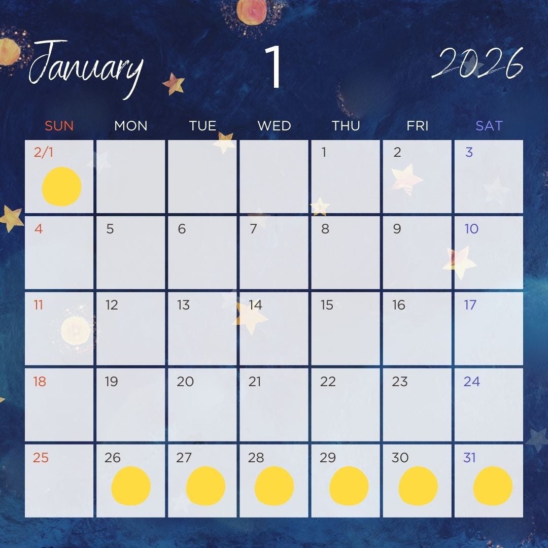 1月の営業日の写真
