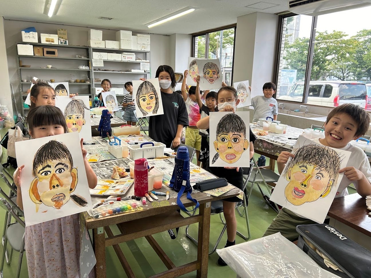 キッズ絵画アート教室の＜1day＞絵を楽しむクラスの写真