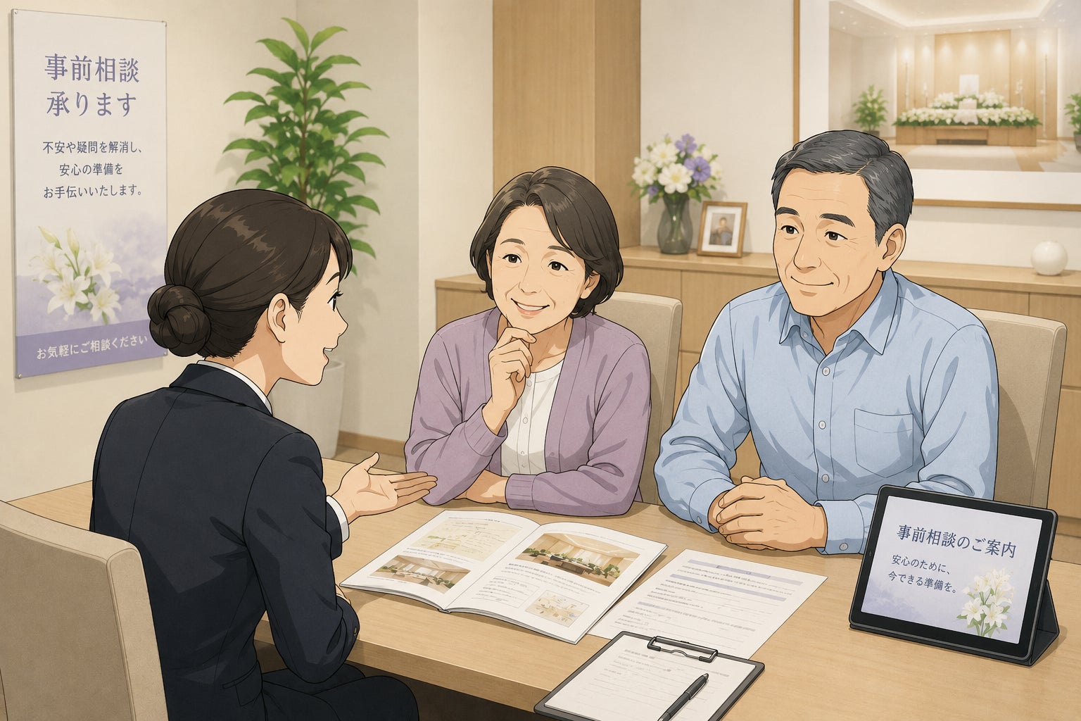 葬儀の事前相談の写真