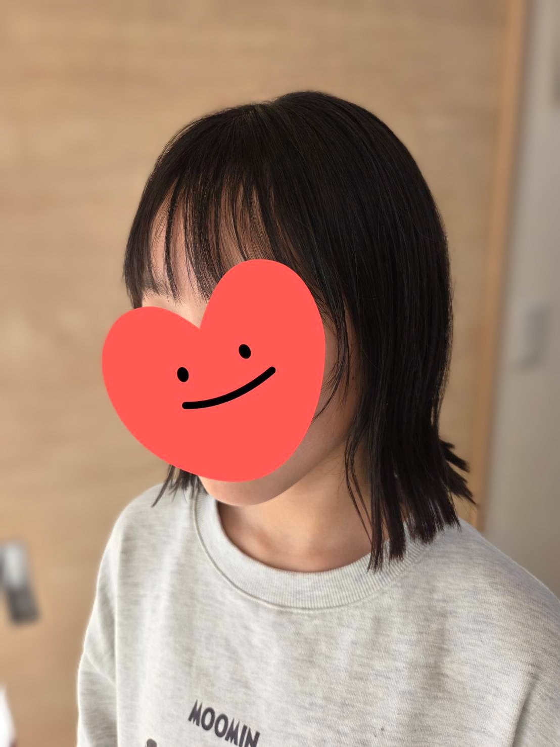 美容室白いばらの子供カットの写真