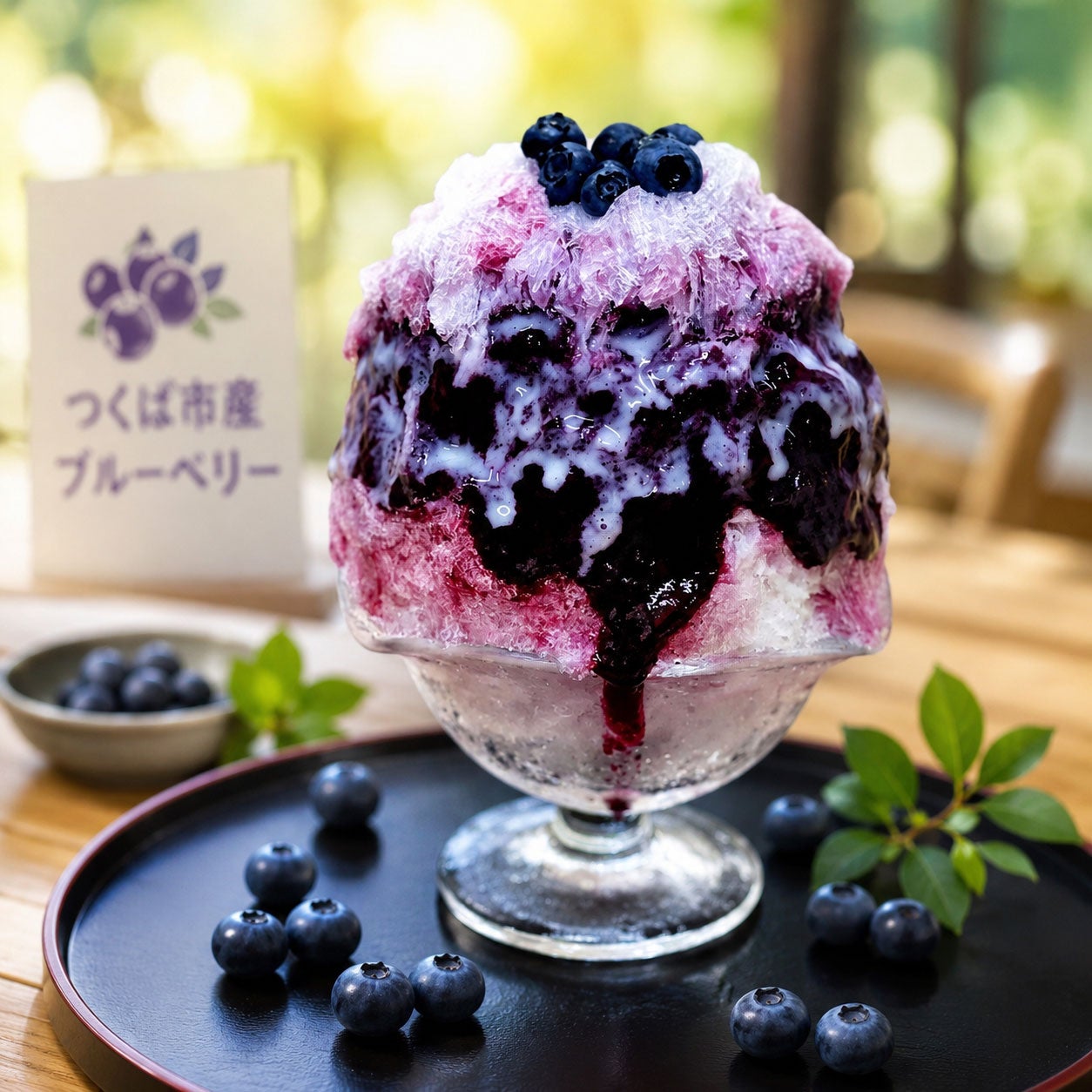 とろりん茶房　香茶喜縁のゴロゴロ！生ブルーベリーの写真